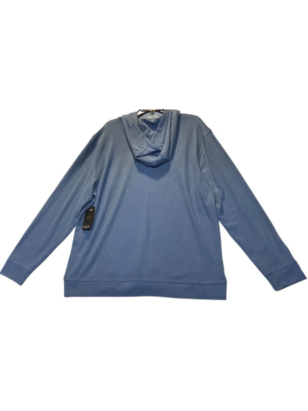 Greg Norman Mens Size X Large Blue Lightweight Hoodie Long Sleeve Pullover Soft - Picture 2 of 10